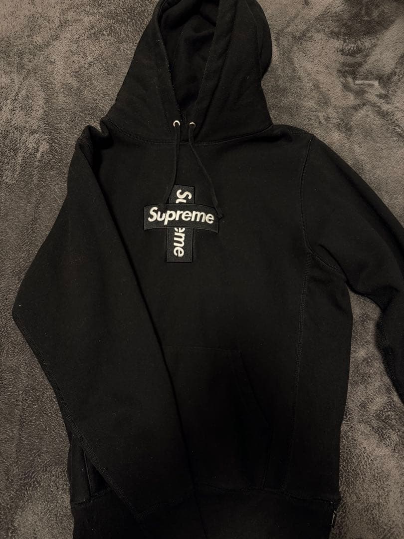 トップス Supreme Cross Box Logo Hooded Sweatshirt