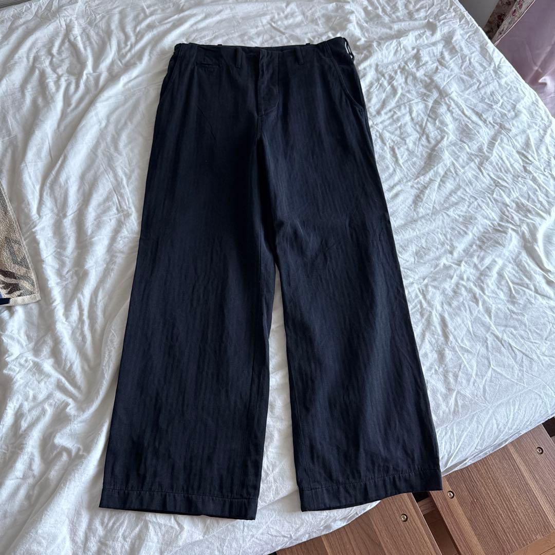 激レアMAATEE&SONS 25SSCHINO TROUSERドゥルンBLK