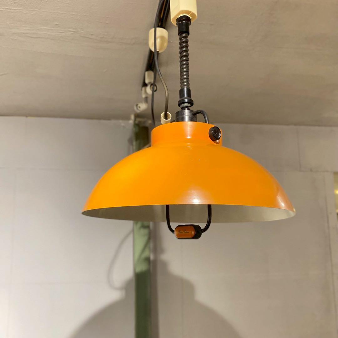 スペースエイジ オレンジ インテリア 昭和レトロ 当時物 レトロポップ