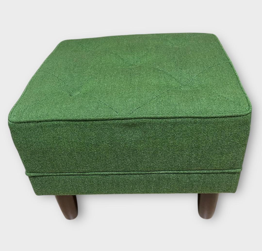 カリモク オットマン モケットグリーン カリモク60