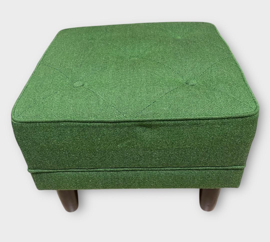 カリモク オットマン モケットグリーン カリモク60