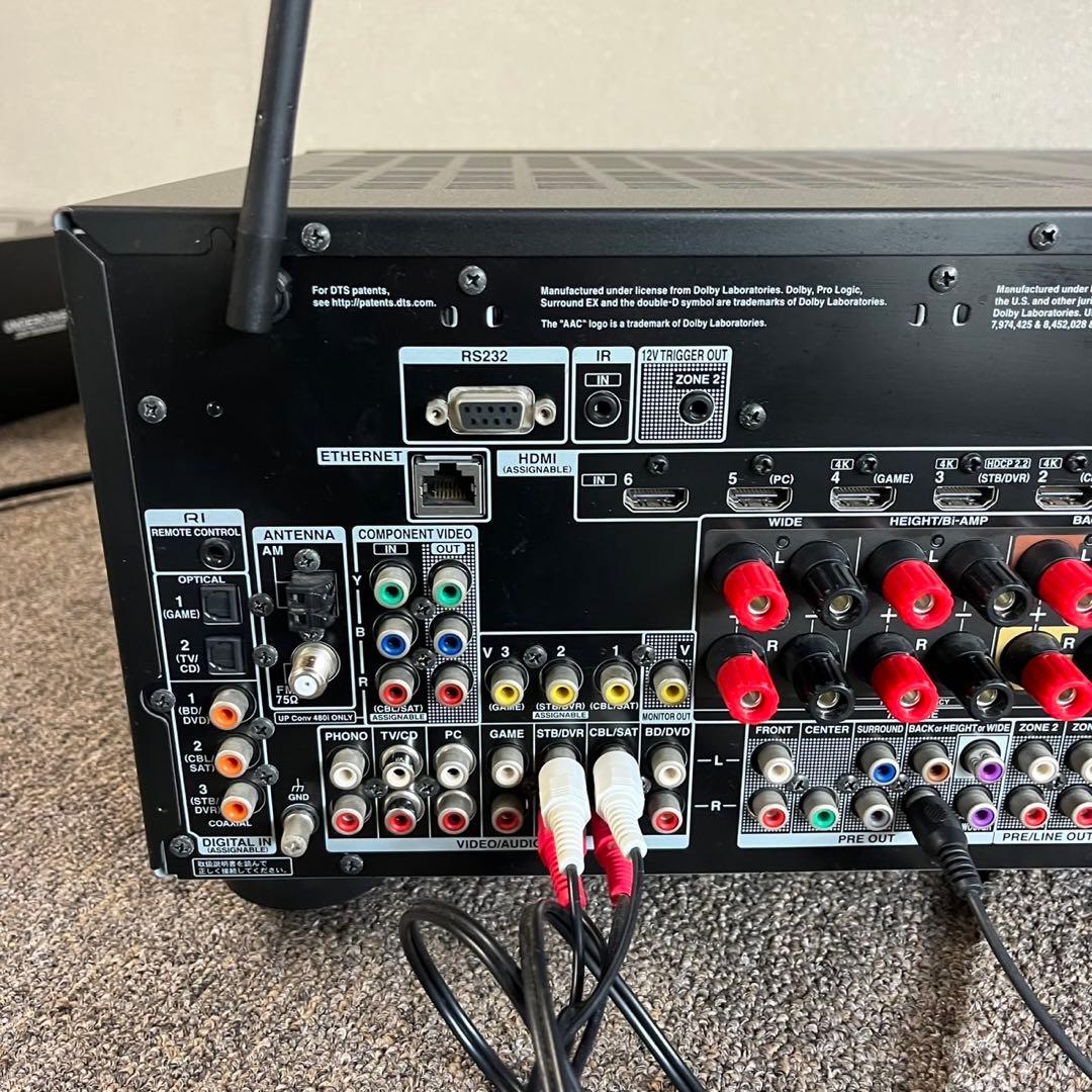 A29美品✨オンキヨー 7.1ch対応！ハイレゾ音源 AVレシーバー ブラック