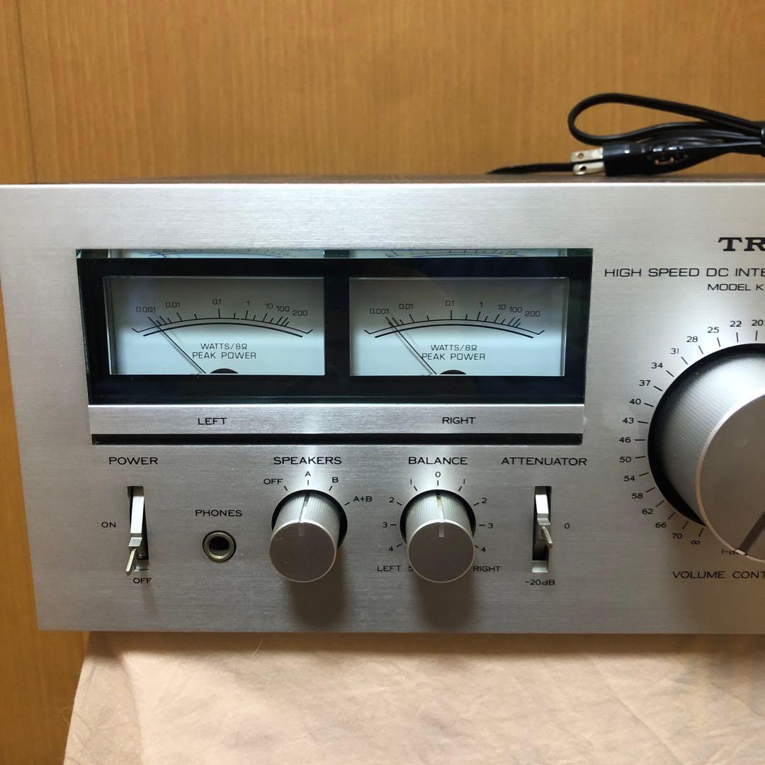 激美大人気機種希少 TRIOトリオアンプ KA8700 残念ジャンク品