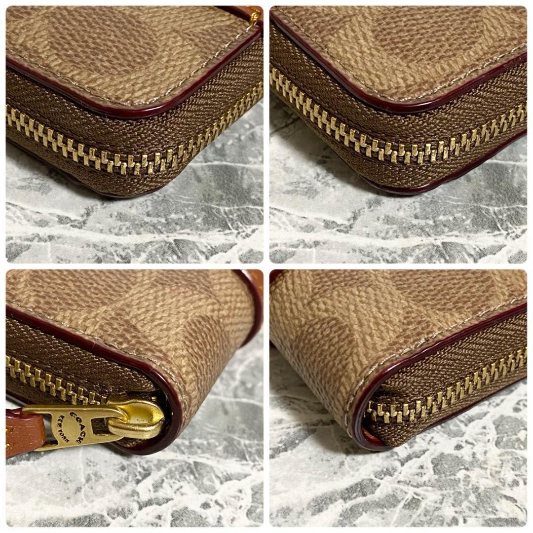 新品未使用 COACH スモール・ジップ アラウンド ケース ウォレット