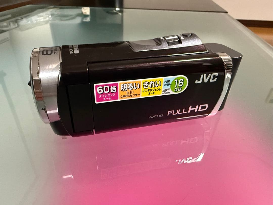 JVC GZ-E345-T & BDライター CU-BD50 & 予備バッテリー