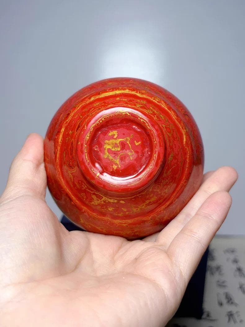 抹茶碗／天目茶碗（曜変天目・油滴風）茶道具 茶器 陶芸 窯変