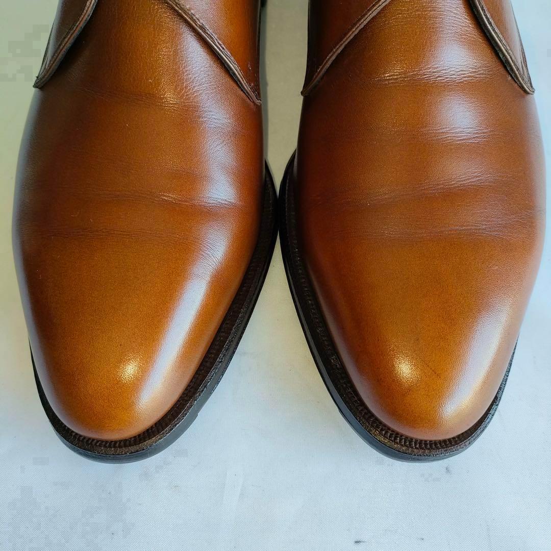 シェットランドフォックス　リーガル　モンクストラップ　ビジネス　茶色　24cm