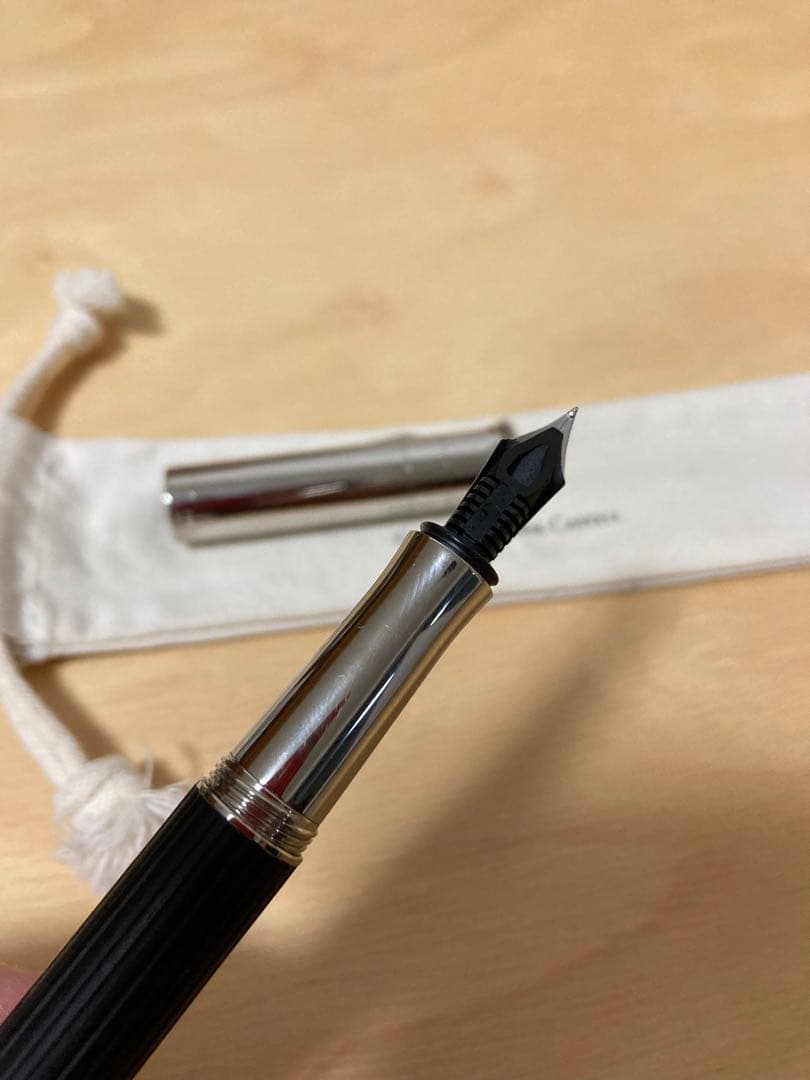 （レム）美品　ファーバーカステル伯爵　クラシック 万年筆EF エボニー