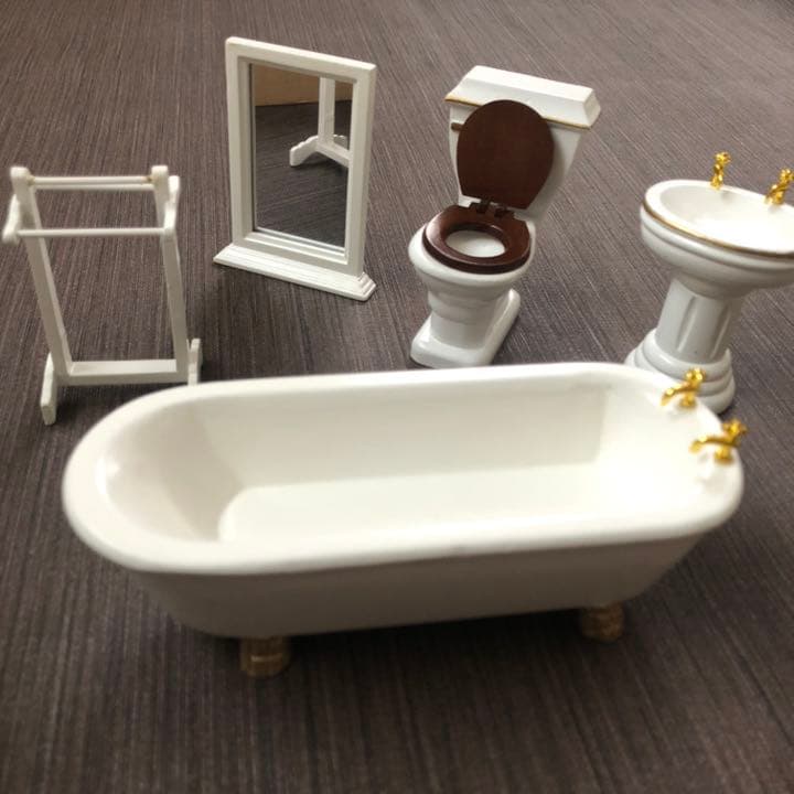 ❤️ミニチュア バスルーム 5点セット 新品