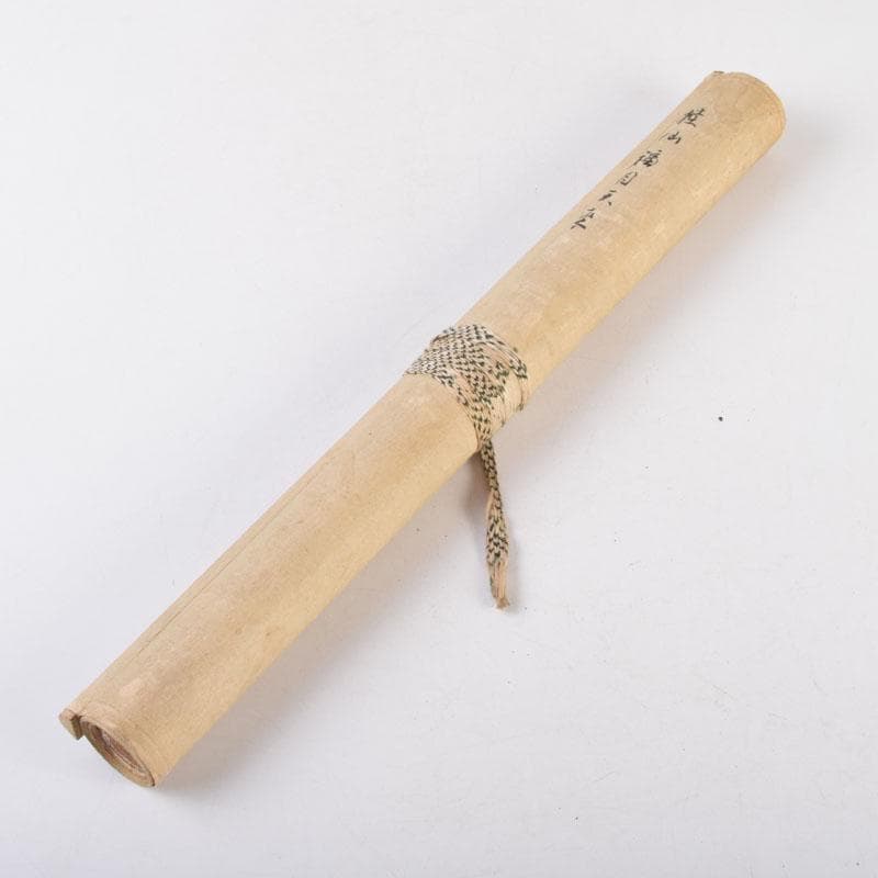 掛軸　池田桂仙筆　蝙蝠図　「福自天来」　C　8678