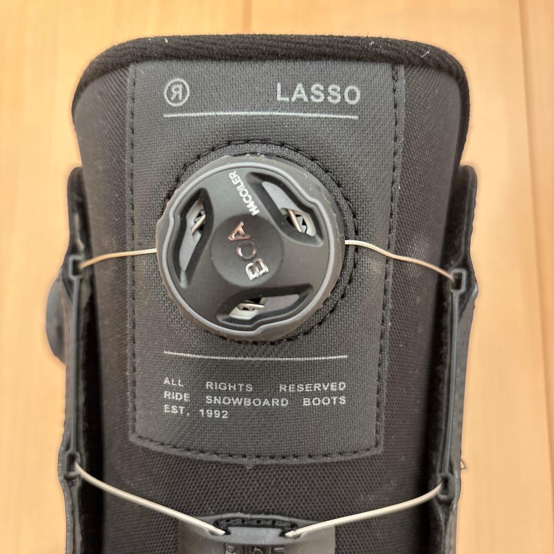 RIDE LASSO 28cm ダブルBOA ブラック【中古】