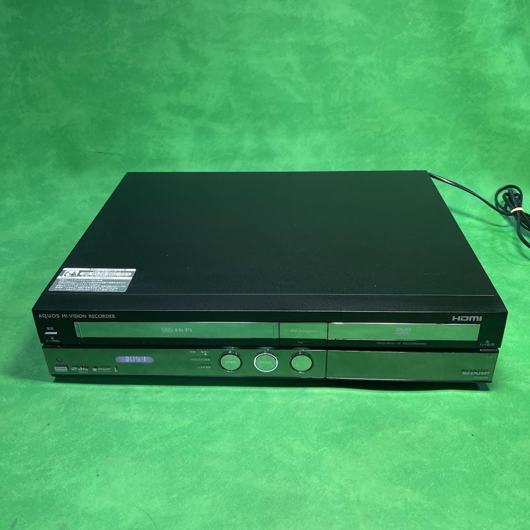 美品　シャープ DV-ACV52　地デジ対応 HDDビデオ一体型DVDレコーダー