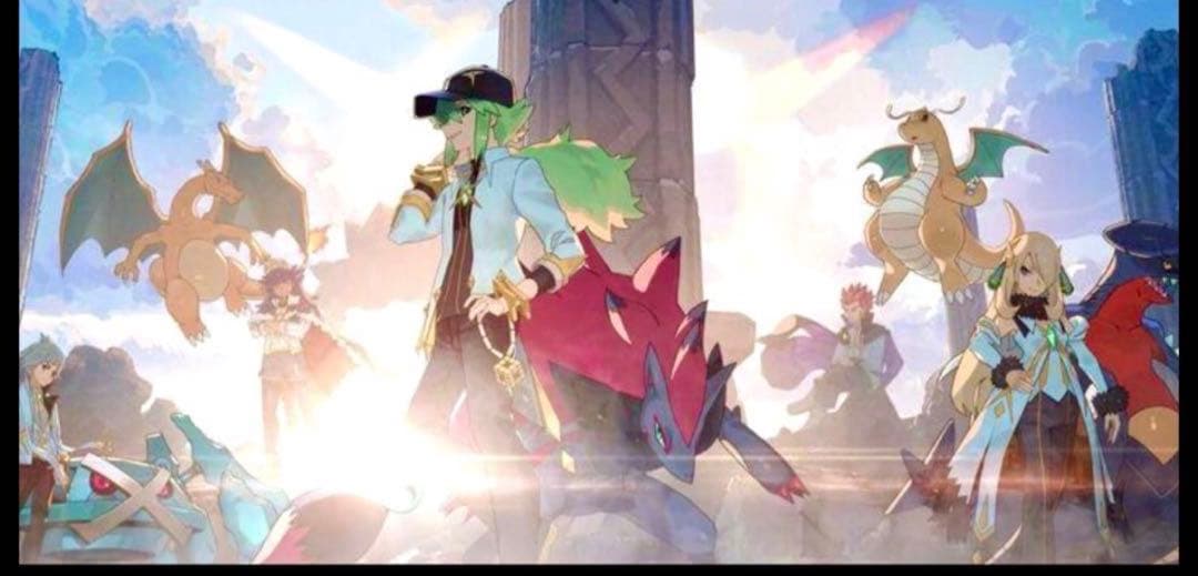 ポケモンマスターズ ポケマス ポケカ プレイマット N ダイゴ シロナ