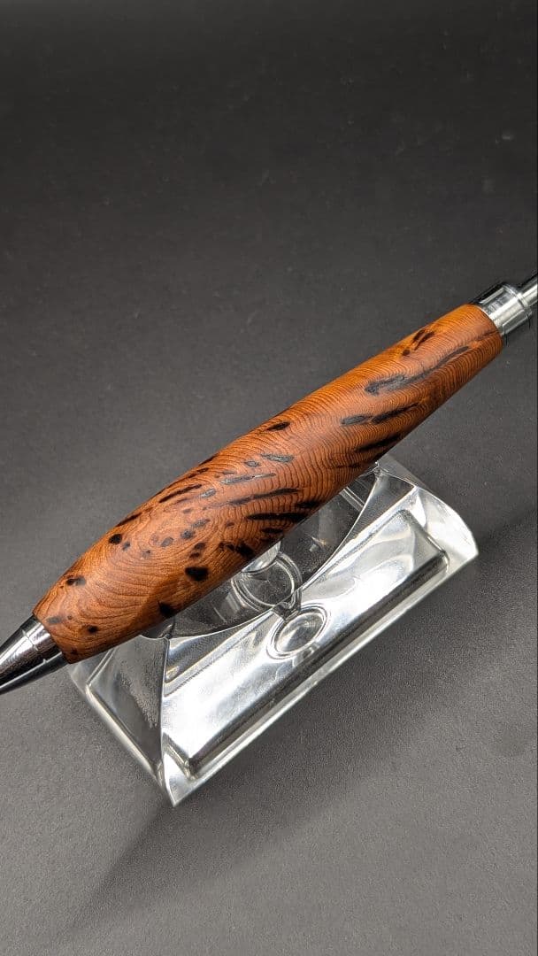 472ペン工房翌檜　特上　屋久杉　泡瘤　木軸シャーペン　ボールペン　極太