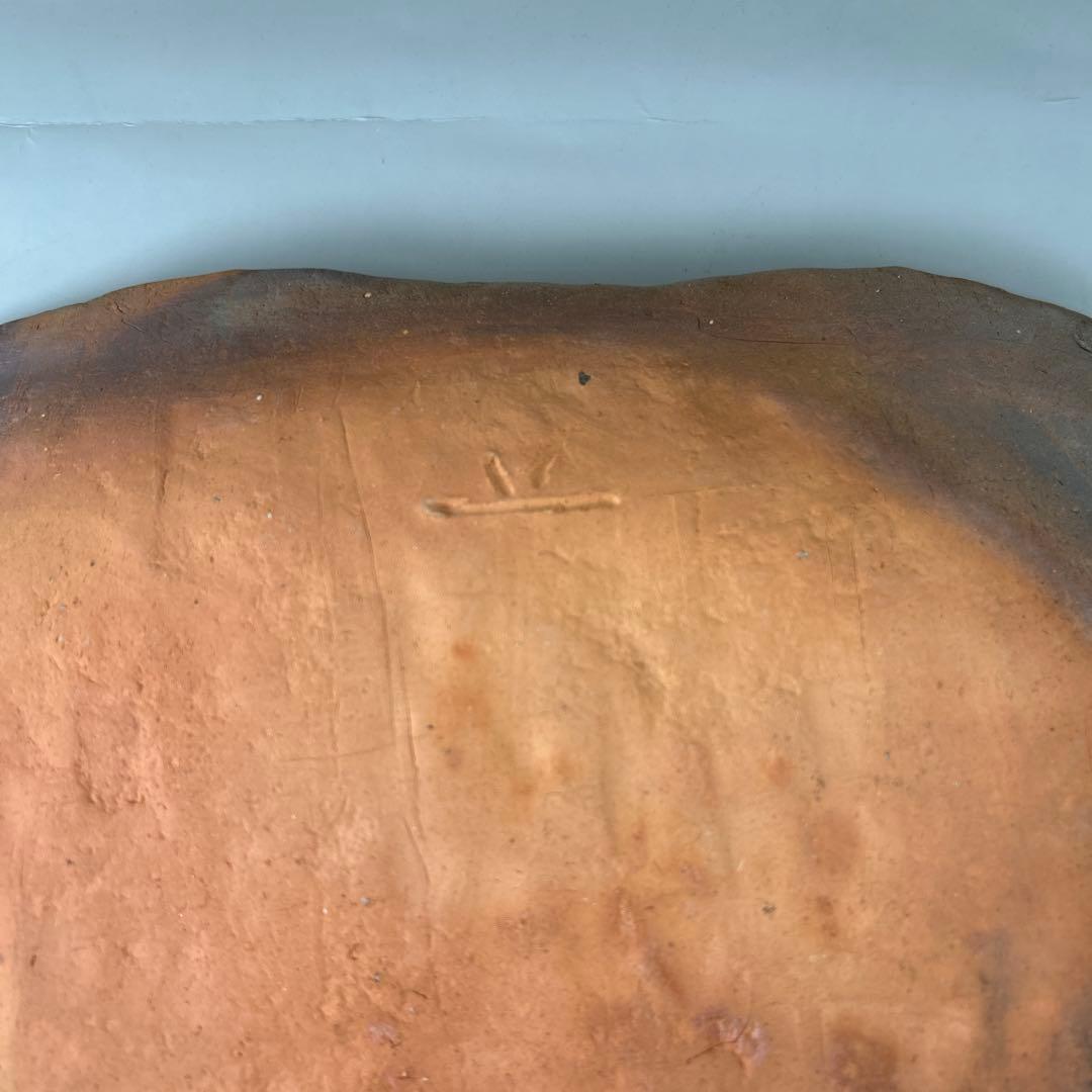 【中村 真】陶器 四角皿 木箱付きB006