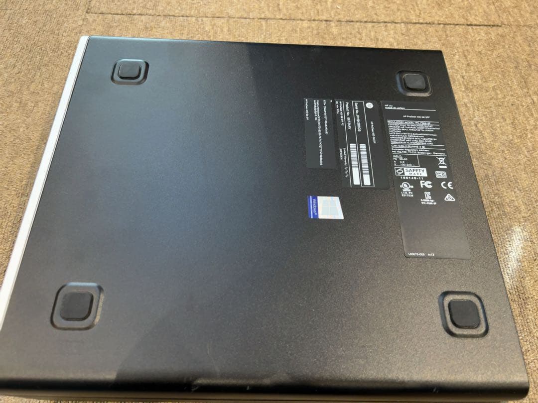 とし　HP ProDesk 400 G6/i3-9100/8G/120G