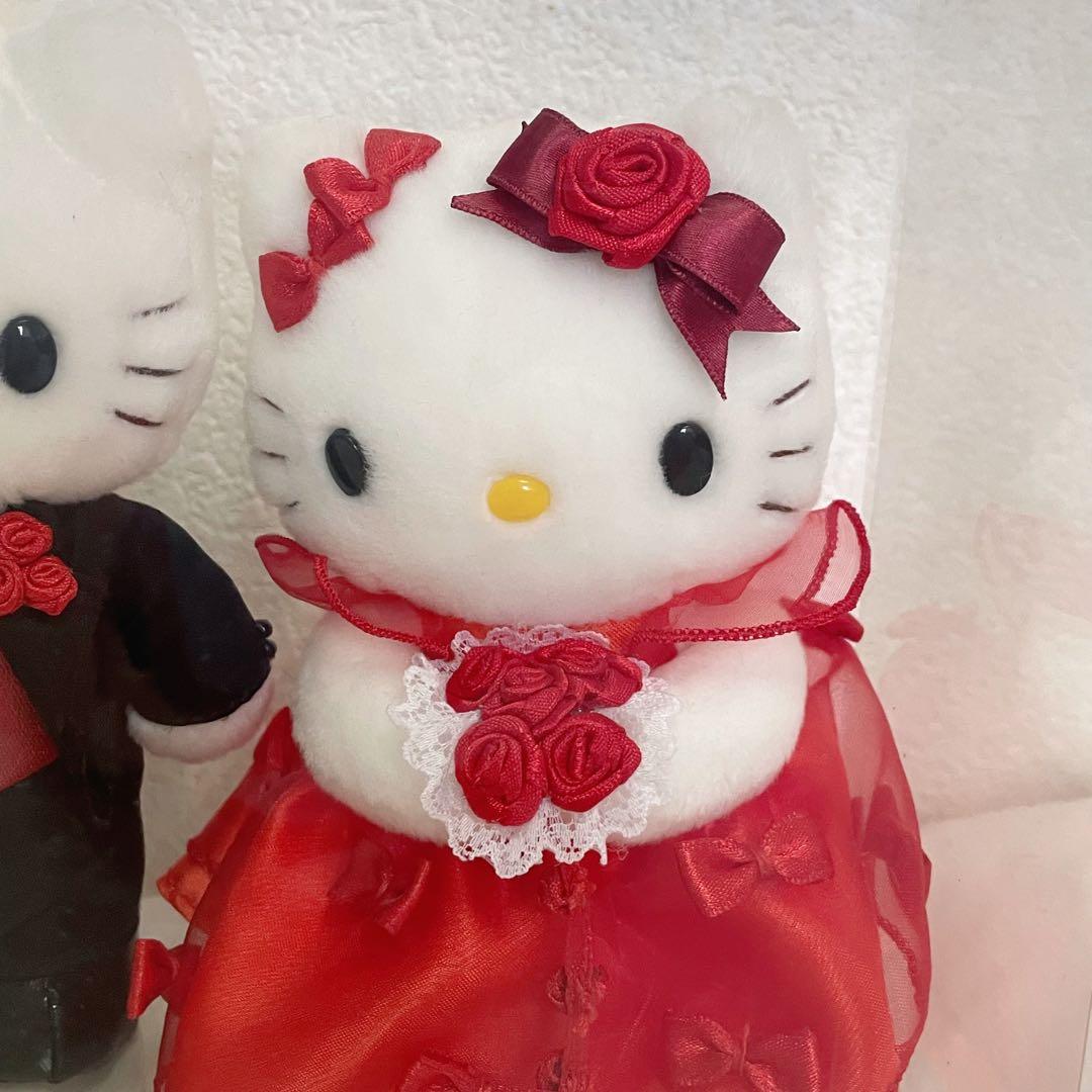ハローキティ ダニエル リボン ドレス ぬいぐるみ ペア 平成レトロ サンリオ