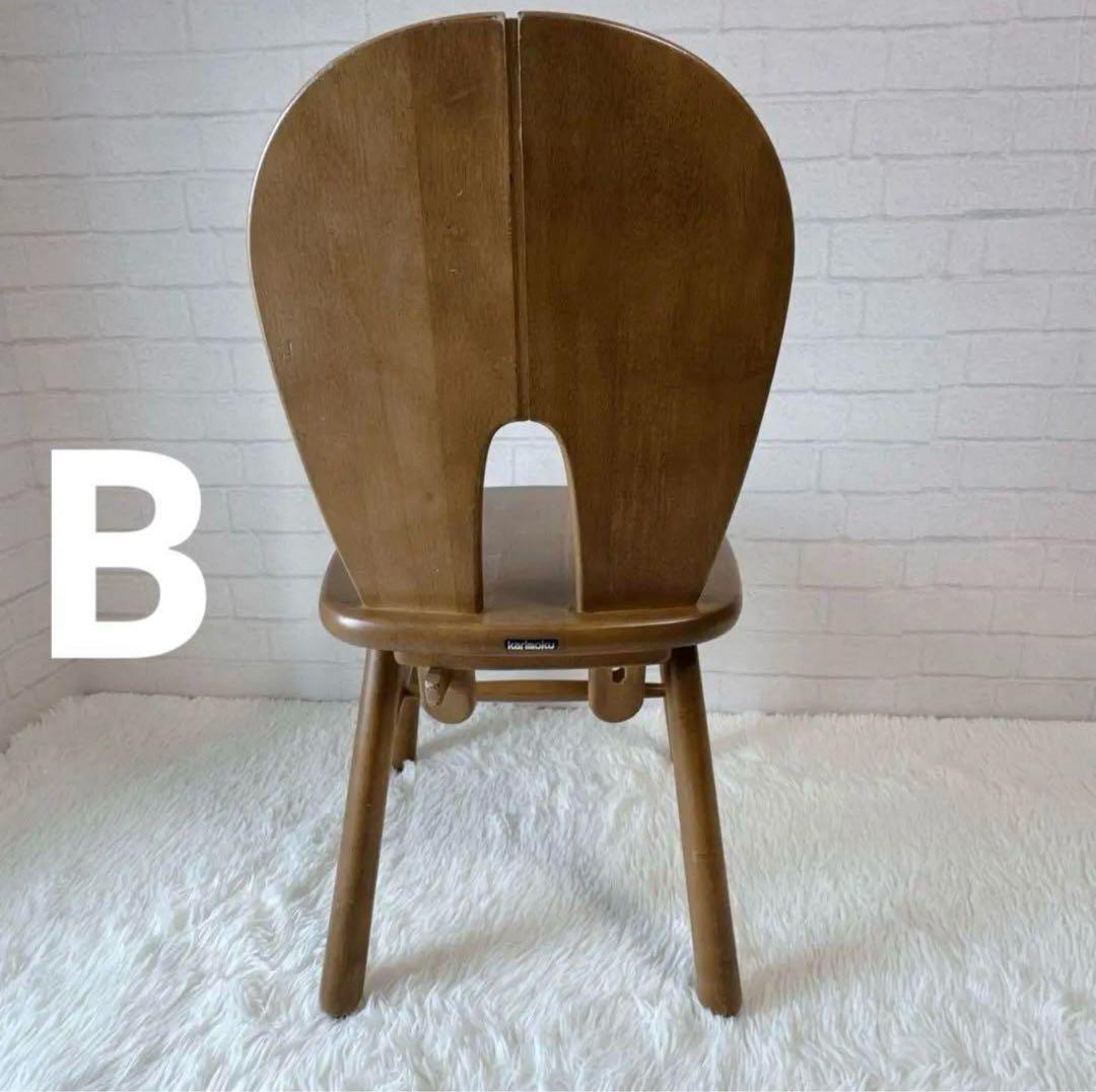 【良品】カリモク ダイニングチェア ウッドチェア 2脚セットです