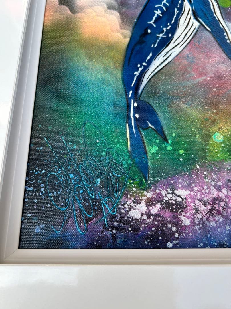 ⭐︎匿名配送スプレーアートエデンF 6サイズキャンバス白額付き