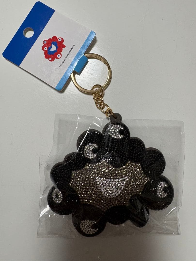 大阪関西万博 EXPO 新品 タグ付き　黒ミャクミャク キラキラ キーホルダー