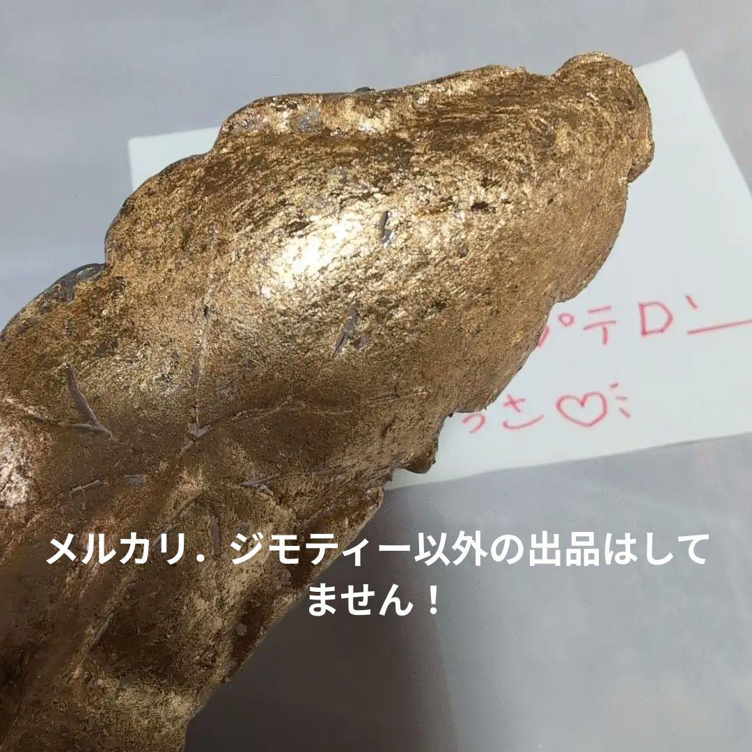呪物　曰く付き　開運　観音像　手彫り 　24金　金箔貼り　天然水晶　 高さ18㌢