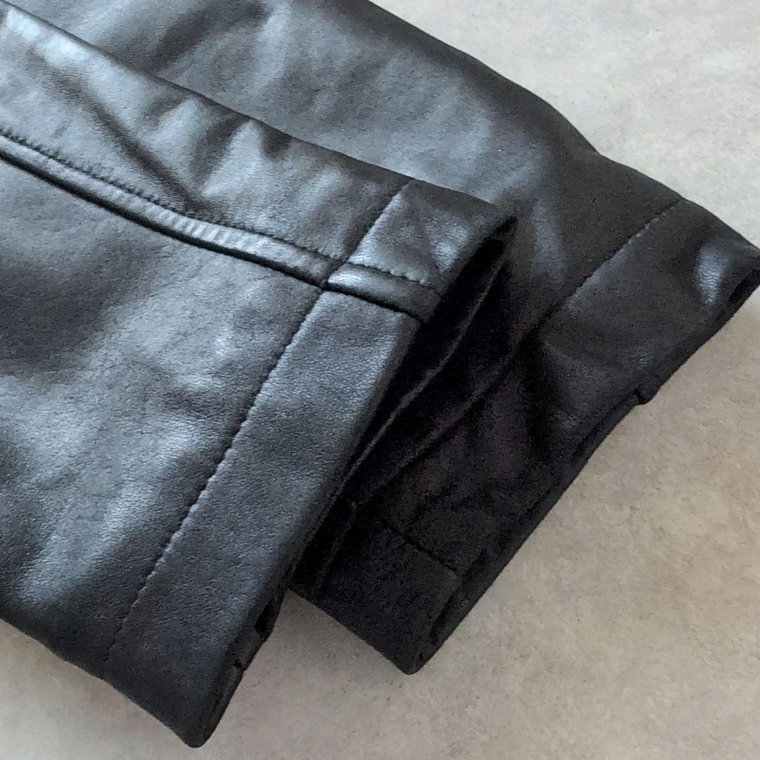 カルバンクライン リアルレザー シングルライダース ブラック Mサイズ