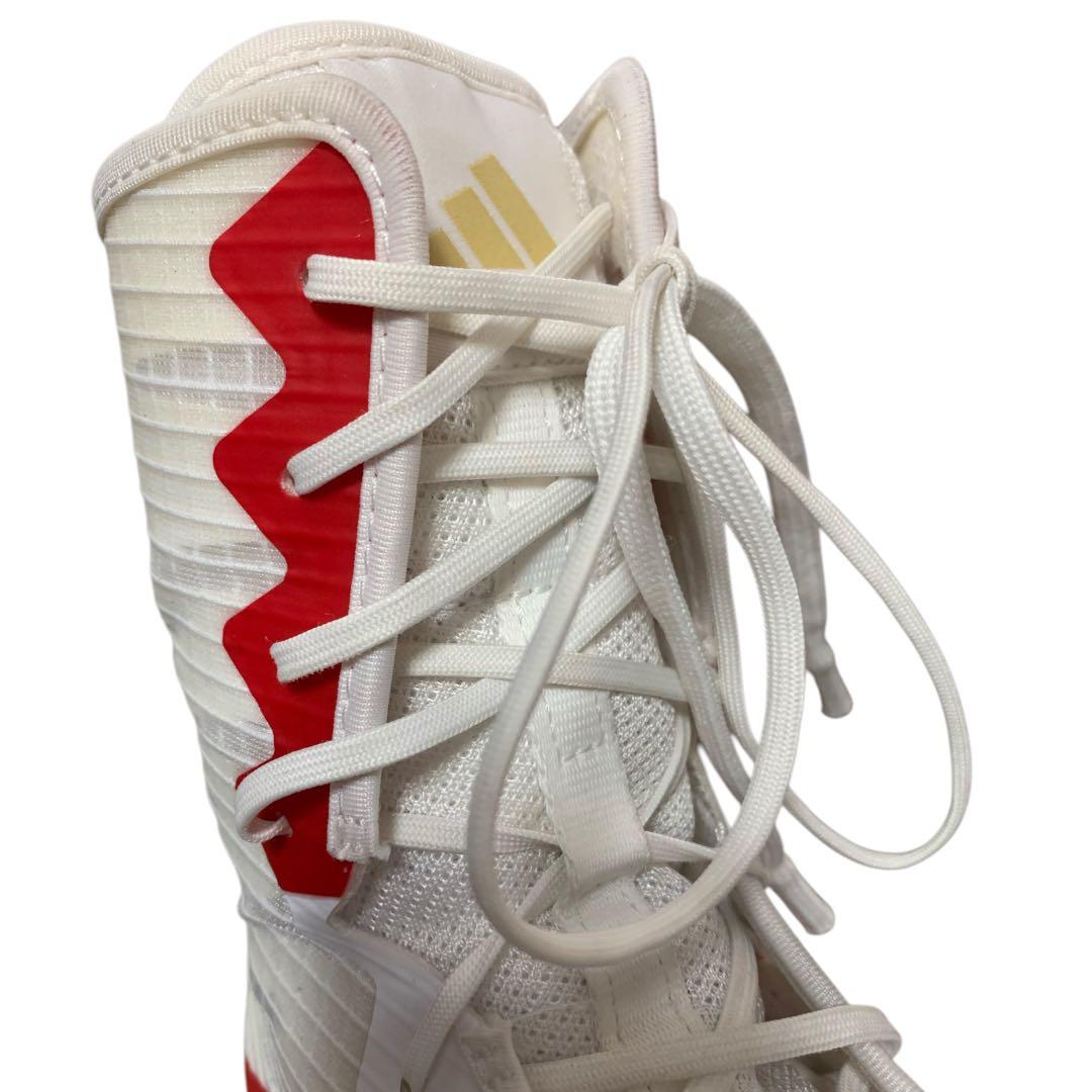 美品！アディダス ボクシングシューズ adidas Box Hog 4 ホワイト
