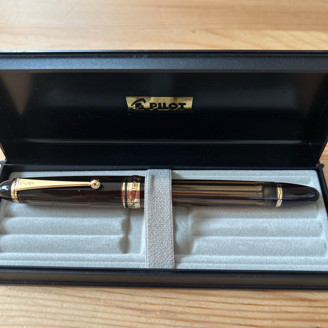 パイロット 万年筆 カスタム823 FKK3MRPBNM中字ブラウン軸