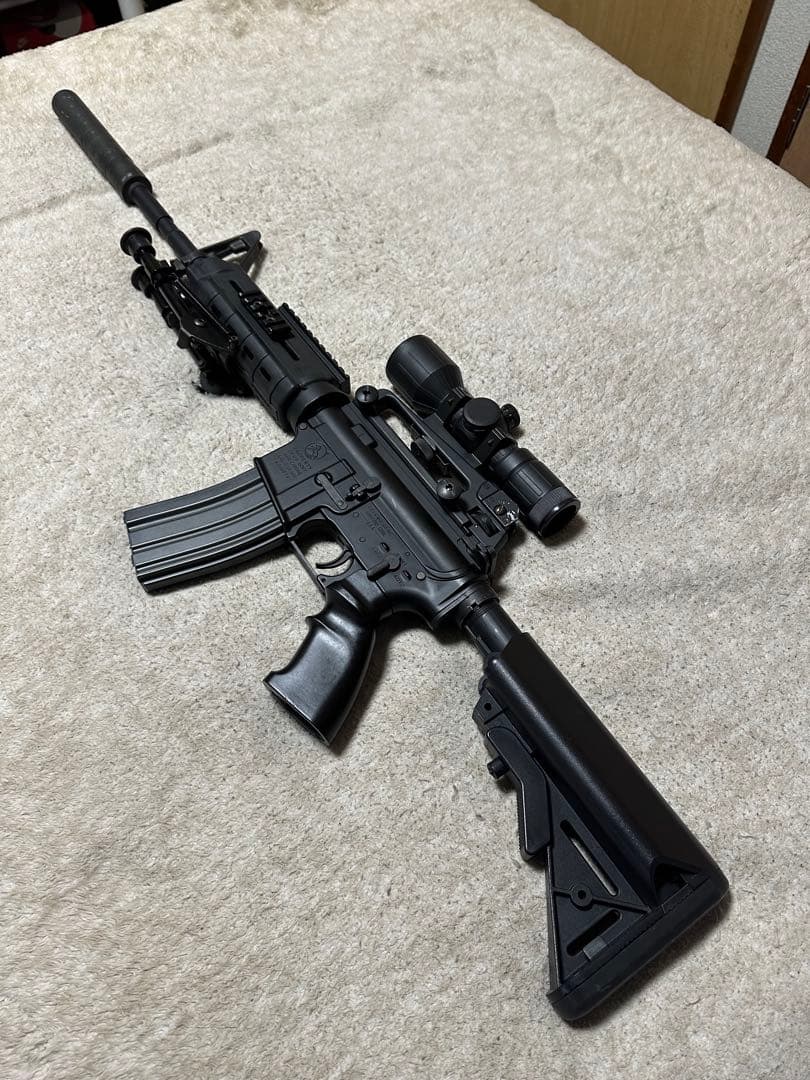 次世代電動ガン SOPMOD M4 東京マルイカスタム付属品多数