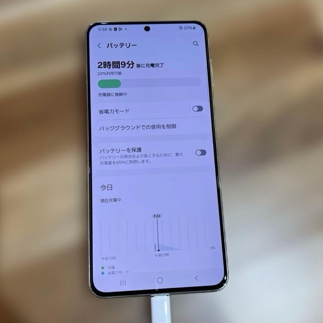 Z399 Au SIMロック解除済み　Galaxy S21+ 5G SCG10