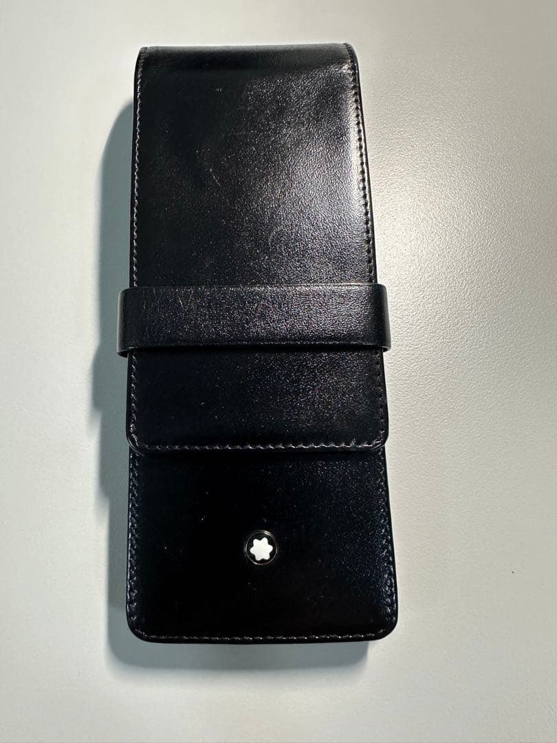 モンブラン レザー ペンケース ３本用 ブラック