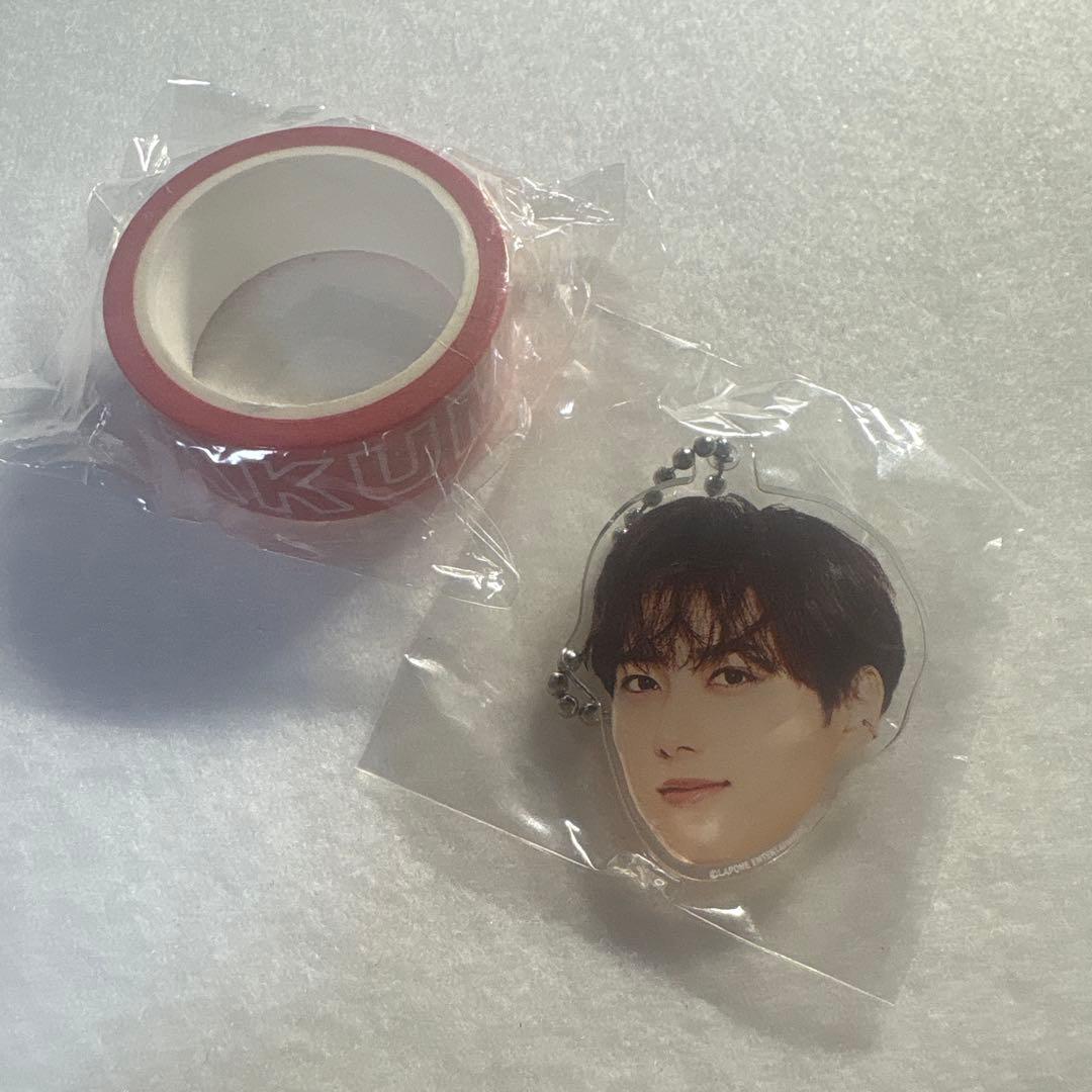 INI 尾崎匠海 顔アクリルキーホルダー 顔キー マスキングテープ