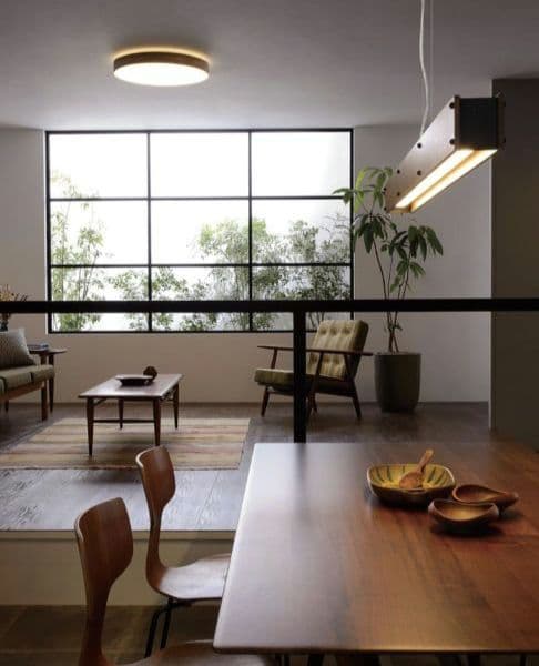 オーデリック　木調シーリングライト　Φ60cm