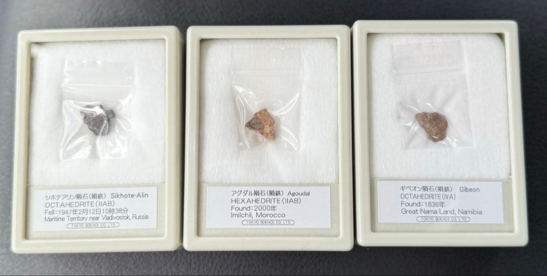 隕石　セット　標本　夏休み　自由研究