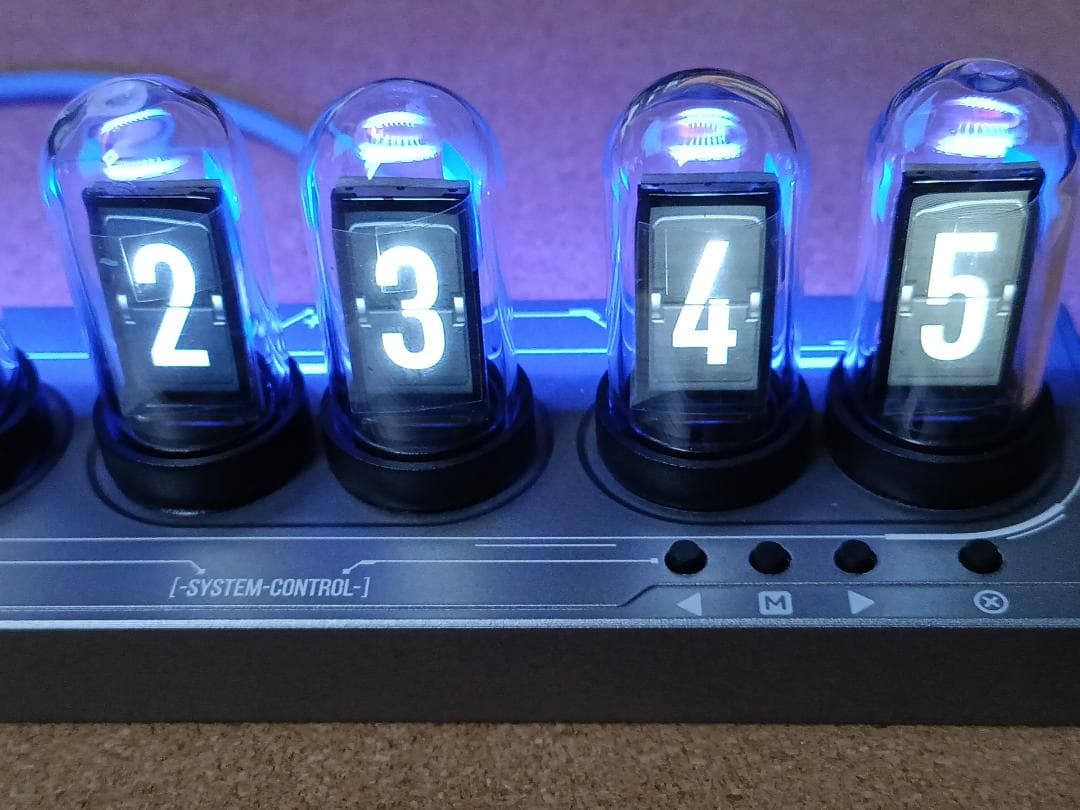 ニキシー管時計 パタパタ時計エミュレート IPS液晶