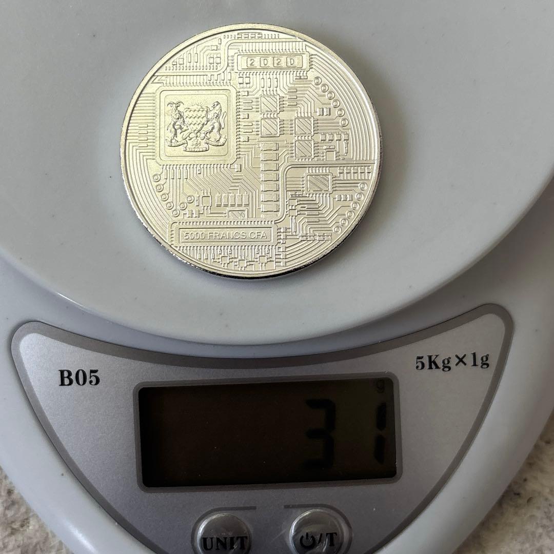 希少✴︎純銀】イーサリアム銀貨 チャド共和国 SILVER.999 （非流通品）