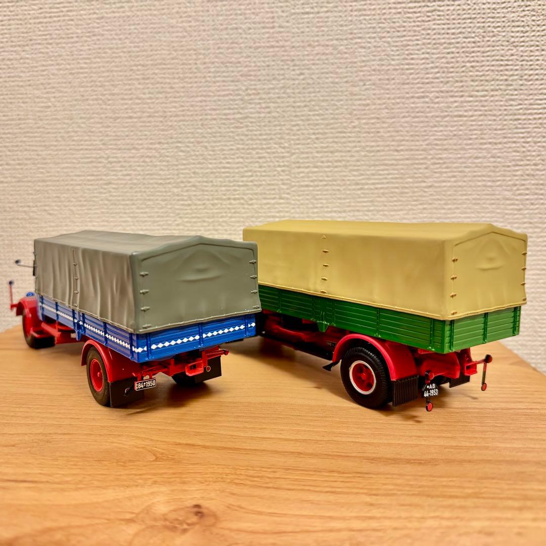 1/43ミニカー　ミニチャンプス　ドイツトラック2点セットminichamps