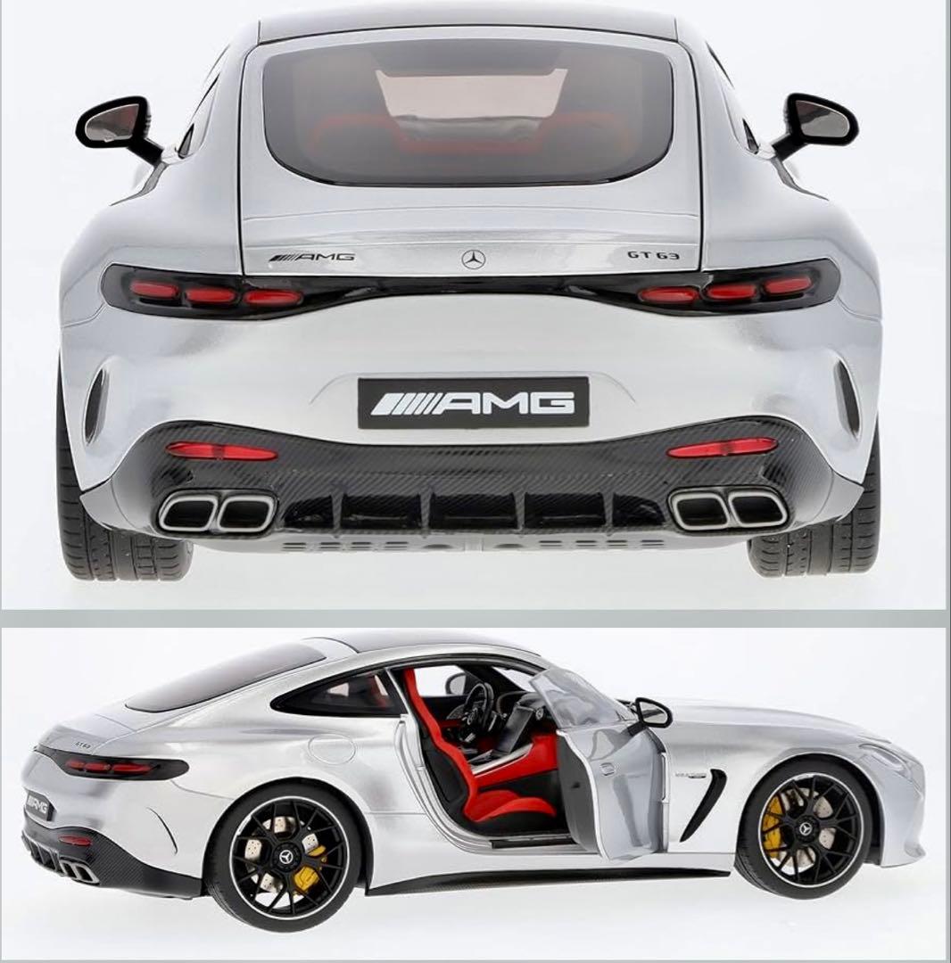 メルセデスAMG GT63 4MATICクーペ ハイテックシルバー 1/18