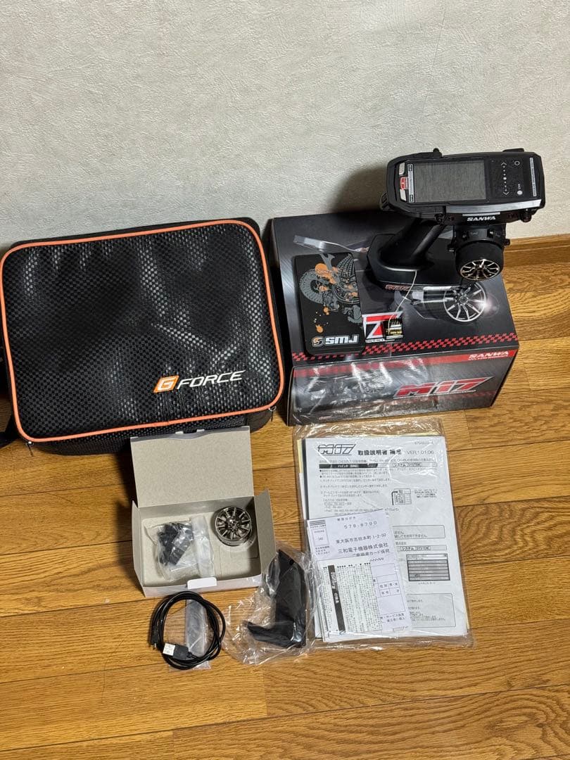 SANWA M17 ラジコン送信機 本体　受信機RX491