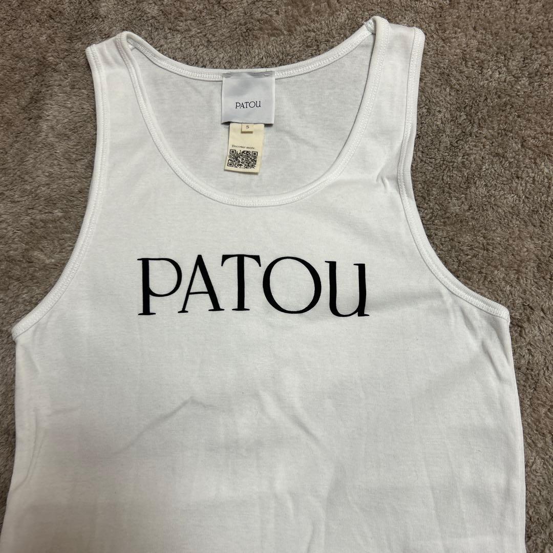 PATOU ホワイト タンクトップ S