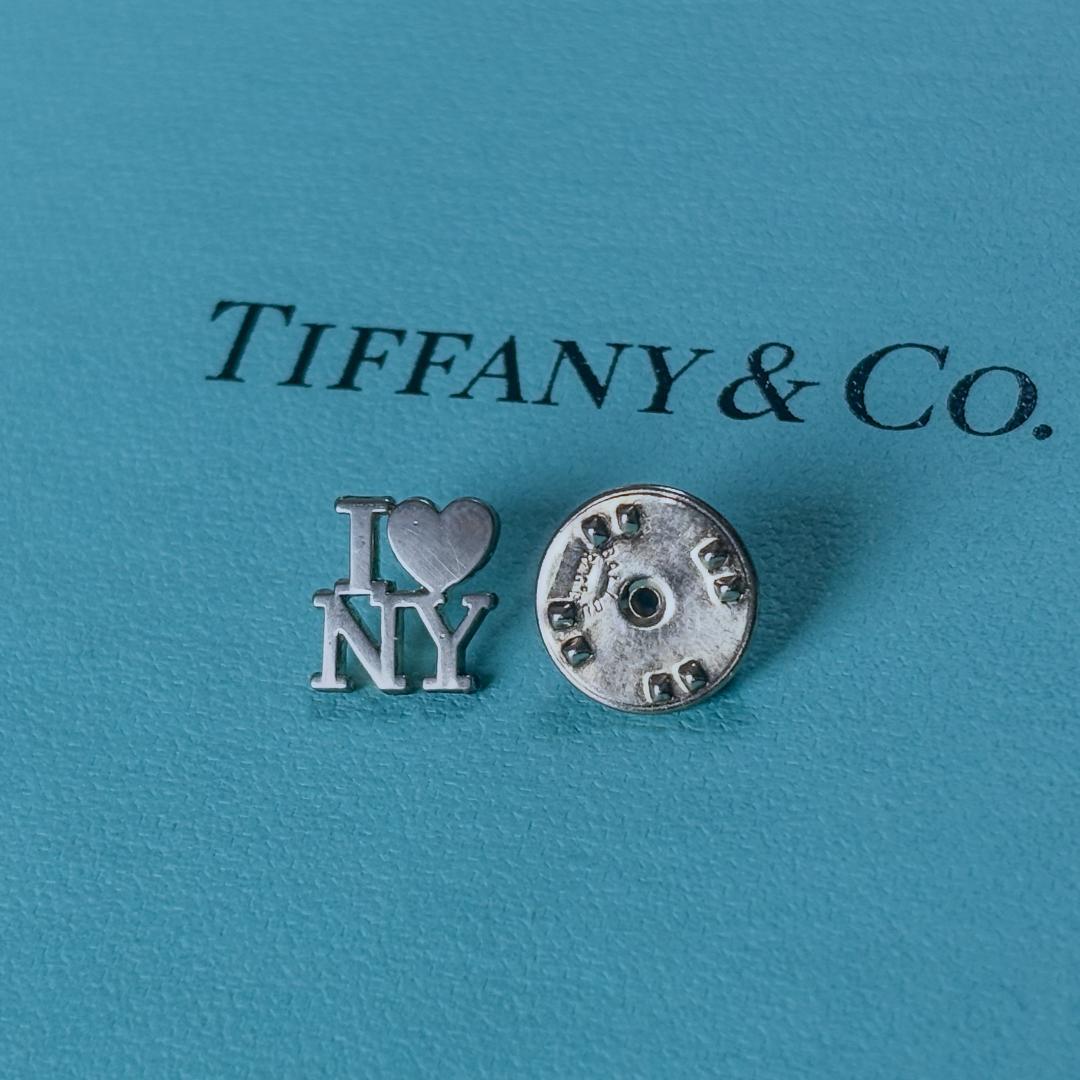 美品★ティファニー ピンブローチ I♡NY アイラブニューヨーク SV925