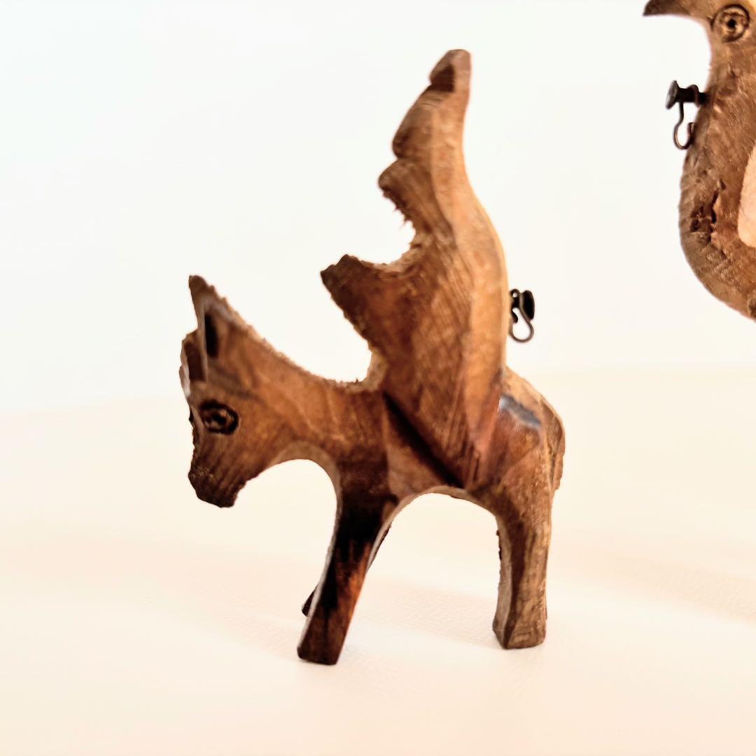 木製ラクダ（キャメル）彫刻セット