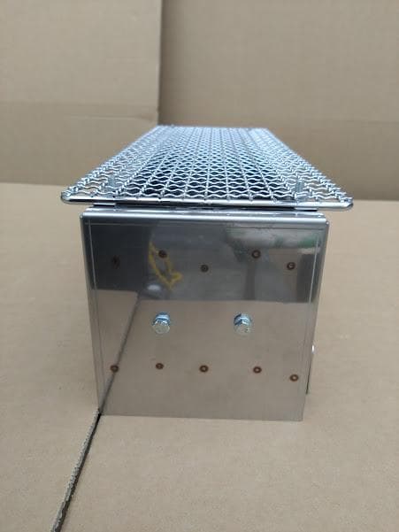 5日以内に発送します ★ 未使用品 ガス焼鳥機 焼き網付き 送料無料 海鮮魚介類