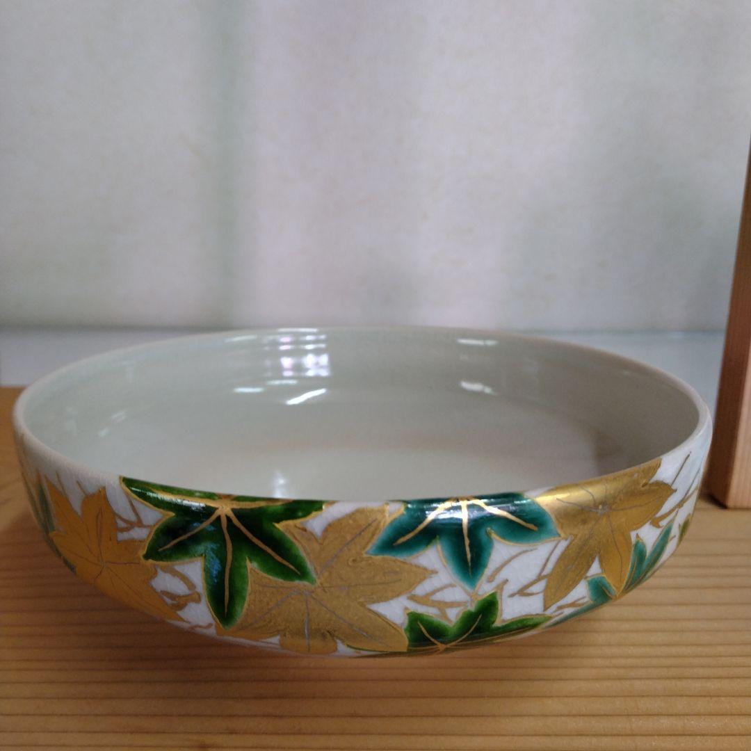 茶道具　期間限定特価　青楓絵平茶碗(菊渓)美品