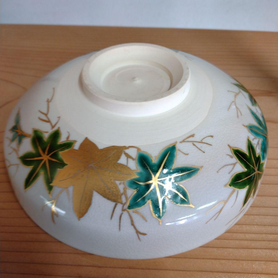 茶道具　期間限定特価　青楓絵平茶碗(菊渓)美品