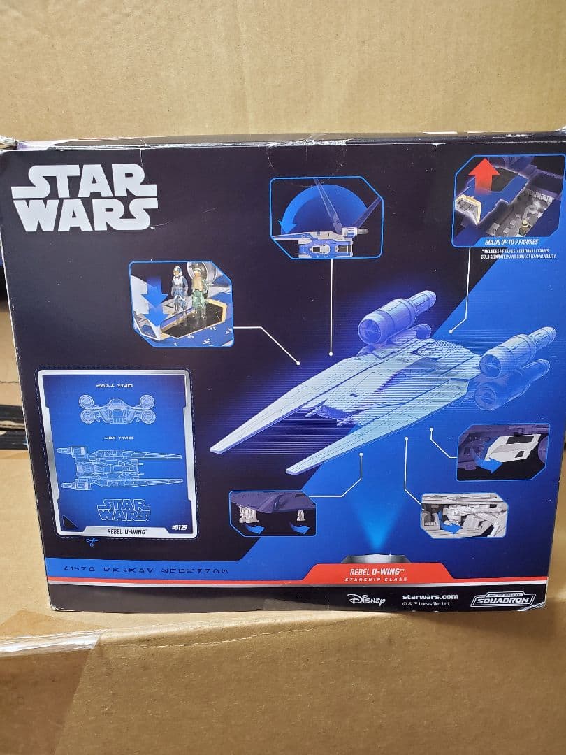 スターウォーズ マイクロ・ギャラクシー スターシップ・クラス 反乱軍のUウイング