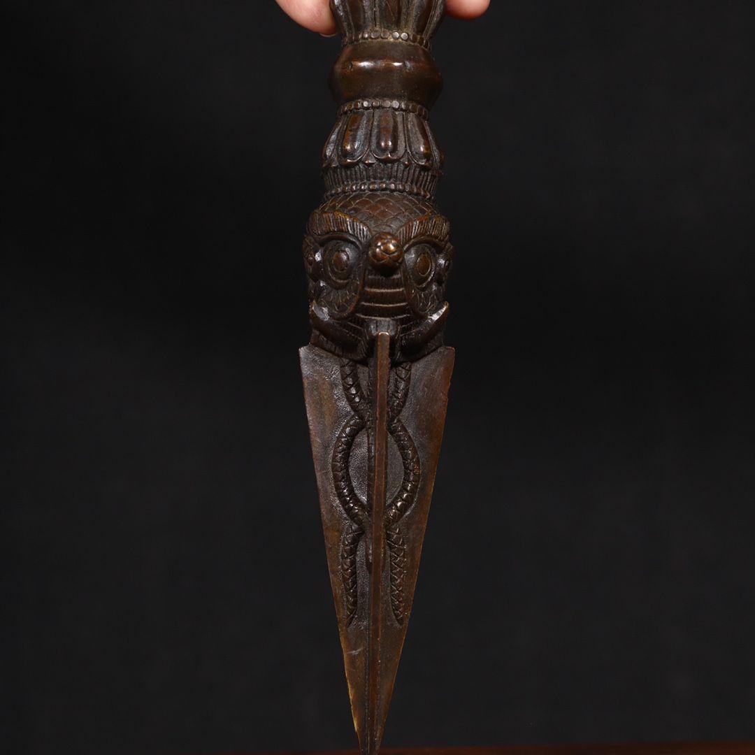 金剛杵降魔杵 法器 チベット密教仏具 銅製品 鎮宅辟邪 開運風 招財置物工芸品