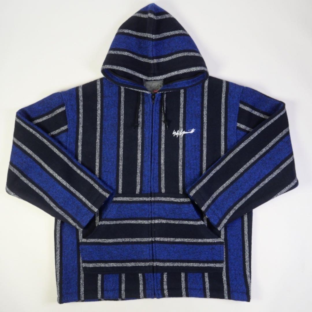 Supreme ストライプ柄フード付きジャケット×ヨウジヤマモト