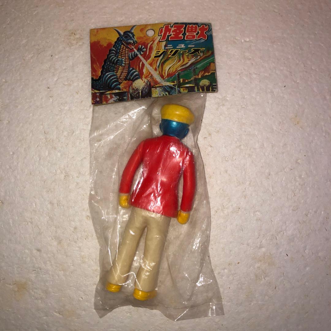 放送当時物　無版権　パチモノ ソフビ　ロボット刑事K