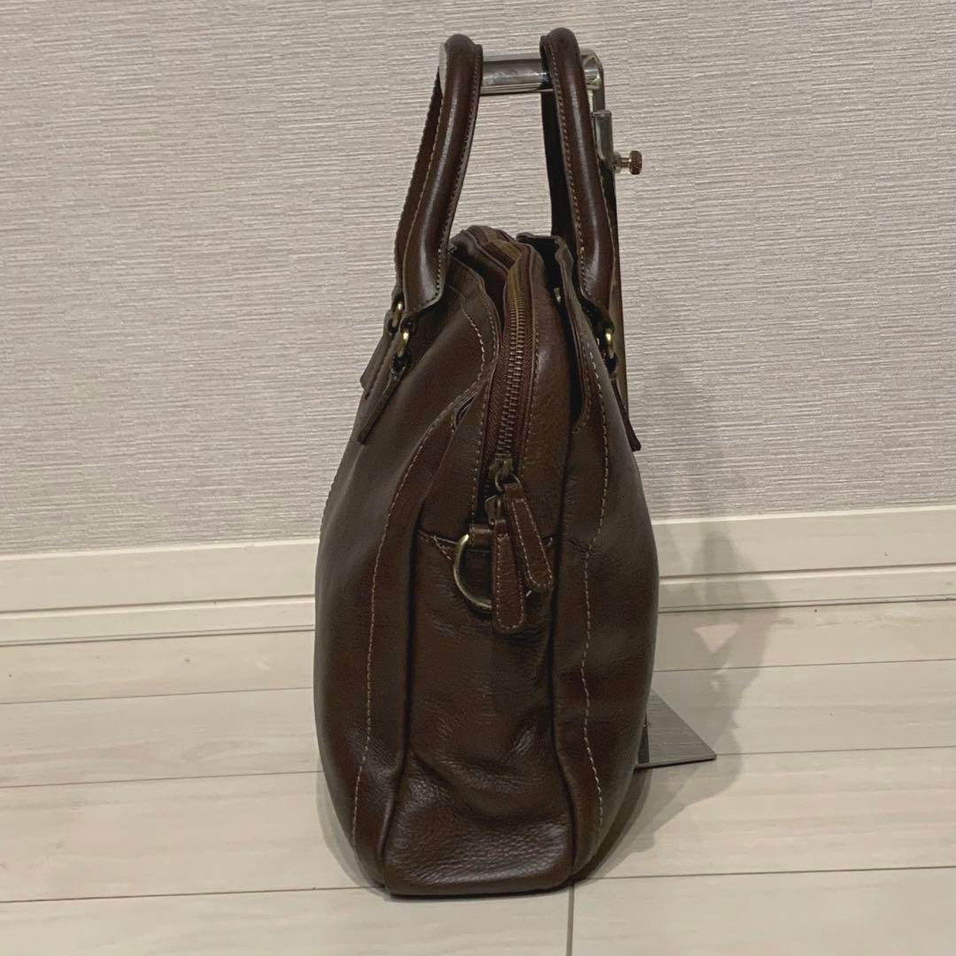 美品✨土屋鞄 プロータ 2way ブリーフケース レザー ブラウン A4 大容量
